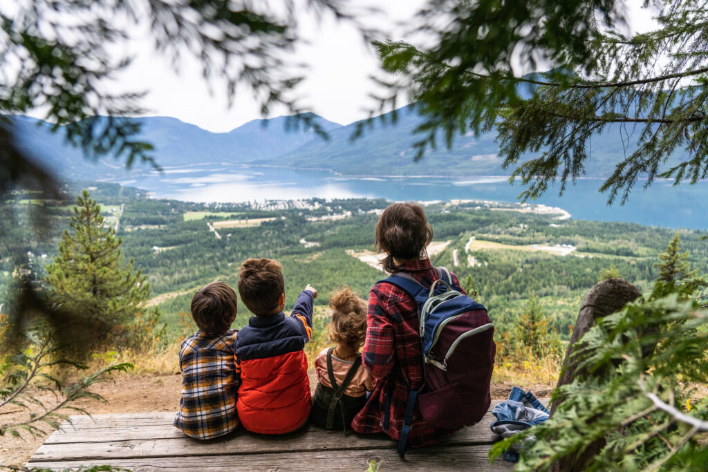 A short hike takes you to Vicky's View  that includes a veiw Nakusp and surrounding area.