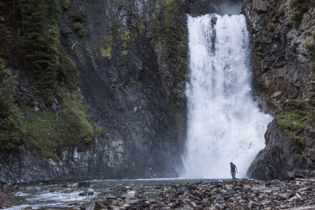 A shoirt hike is rewarded by the view of Wilson Creek falls.